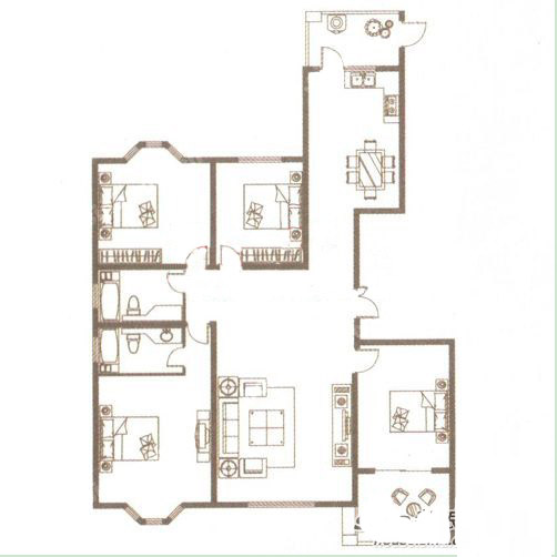 4室2廳2衛(wèi)183.46㎡