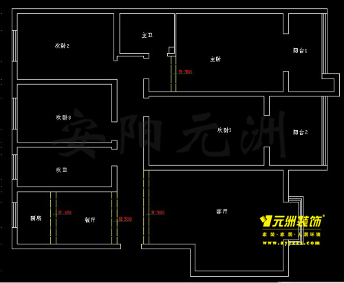 7# 180㎡ 4室2廳